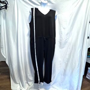 NWT Skinnygirl Black Sleeveless Cropped Jumpsuit Size 2x